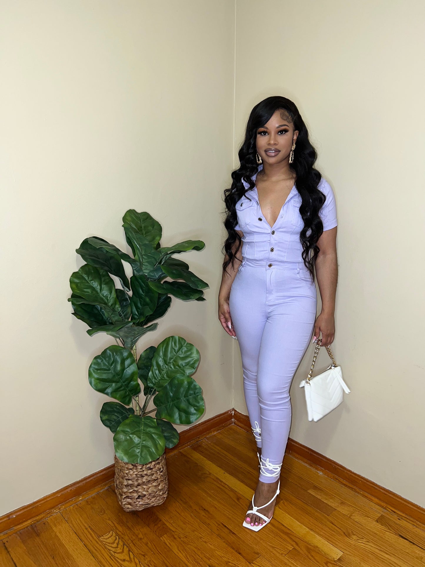 Tiana Button Down Jumpsuit